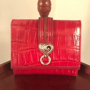 Red Leather Wallet from Brighton